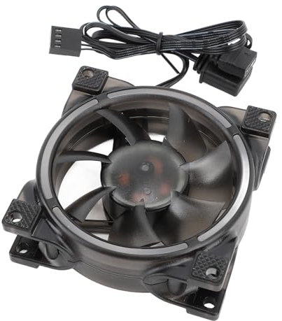 80mm PWM 5V ARGB Chassis Fan, MFDB Dynamic Bearing Chassis Fan, PWM Intelligent Temperature Control, Support 5V ARGB Motherboard Synchronisation, Fan Speed 800-2500RPM.