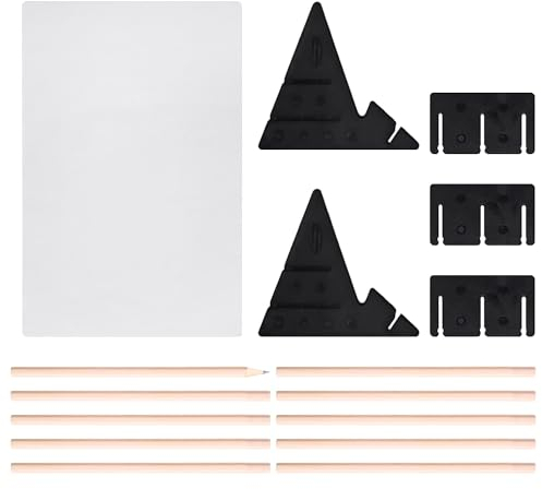 ZBHDEYG 1 pieza 9 pulgadas tablero de dibujo 10 lápices tablero de dibujo proyector de dibujo mesa de dibujo óptico tablero de dibujo portátil tablero de dibujo 3D para niños tablero de dibujo óptico