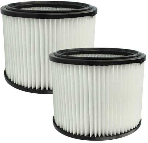 vhbw 2x Faltenfilter Ersatz für Starmix FPP 3500 WS, 460727 für Nass- & Trockensauger - Patronenfilter, Schwarz Weiß, 3500 cm²