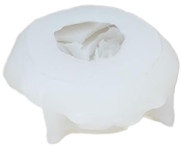 Molde grande para velas de flores de rosas para decoración del hogar, molde de silicona perfumada para hacer aromaterapias hecho a mano