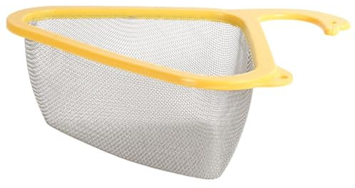 Cesta de drenaje de cisne para el hogar, diseño de cuello de cisne para fregadero de cocina, filtro de malla triangular multifuncional para drenaje rápido de impurezas de alimentos