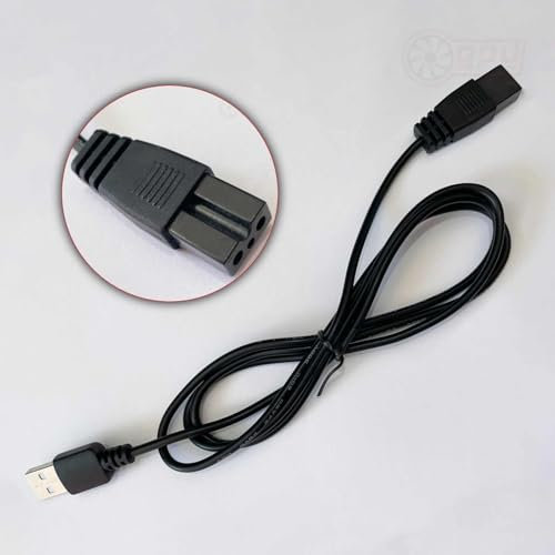 Câble de charge USB pour aspirateur de piscine compatible avec l'aspirateur de piscine Bestway Lay Z Spa – Charge rapide et cordon durable – Remplacement ou remplacement fiable pour les aspirateurs de