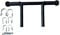 Luwecf Griffverlängerung für Kinderwagen, Metallstange für Trolley-Zubehör, 3 Clips