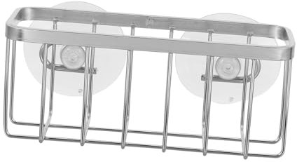 Cabilock Rejilla De Acero Inoxidable Escurridor para Esponjas De Fregadero Organizador De Almacenamiento Ventosa Resistente para Cocina Soporte De Esponja Hogar