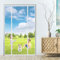 Moustiquaire Porte Rideau 90x245cm Blanc Fermeture Automatique Rideau de Porte Animaux AcceptéS pour Porte d Entrée Intérieur Patio