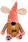 Gatuida Rudolf Puppe Plüsch Kleinkindspielzeug Knuddelig Festival-puppenspielzeug Zarte Zwergenpuppe Zwerg Puppe Gnom-Puppe Knochenzwergpuppe Hundezwerg Party-Layout-wichtel Sand Orange