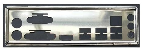 YXYOZMD IO I/O Schild Zurück Platte Backplate Halterung Motherboard Schallwand für GIGABYTE GA-H110M-S2H (rev. 1.0) GA-H81M-S2H GA-H110M-M.2