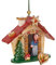 Unbekannt Christbaumschmuck Hexenhäuschen - 8 cm