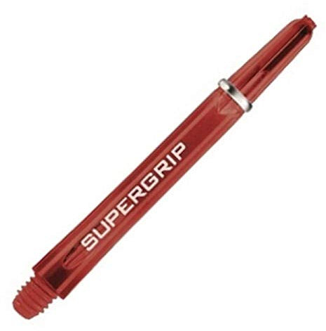 Harrows Supergrip Barrels in 10 Farben und 3 Längen, 5 Packungen, rosso - rosso