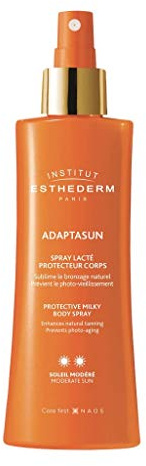 Institut Esthederm Adaptasun Milky Sun Cream Spray, Moderate Sun Protection for Body 150ml