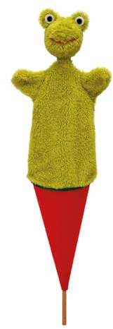 MUBRNO 11380A Frosch 3 in 1 Tütenkasper, Mehrfarbig, 55 cm