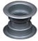 4 x Silver Bathroom Door Air Vent Grille 55mm 2 Satin Round Furniture Sleeve Grey Diffuser Plug T14SS