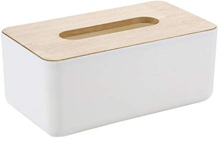 Zhi Jin 1 x elegante Kosmetiktuch-Box, rechteckiger Taschentuchhalter, Serviettenetui für Auto, Schreibtisch, Badezimmer, Basteln, Büro, Geschenk