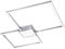 Trio Leuchten Hydra 676210307 LED Deckenleuchte, Metall, 28 Watt, Nickel Matt, Switch Dimmer