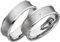 JC Trauringe 2 x Eheringe 925 Silber PAARPREIS inkl. Diamant und Gravur Ehe-ringe Verlobungs-ringe Brillant Partnerringe Wedding Rings Heiraten Platin Gold Weißgold S019