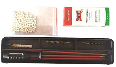 Jagdaktiv Putzzeug- Set mit Öl und Reinigungspfropfen Kal. 4,5 mm
