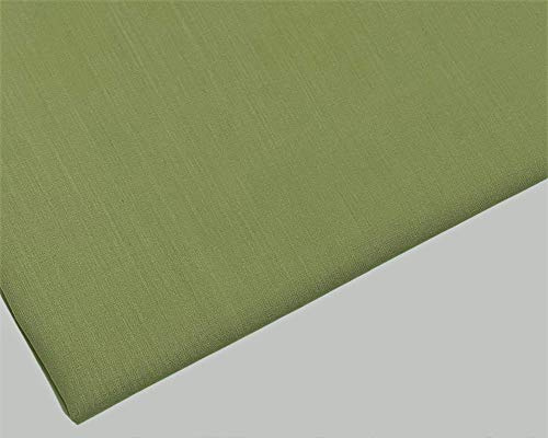 Tela lisa verde oliva, 112 cm de ancho, más de 40 colores, por metro