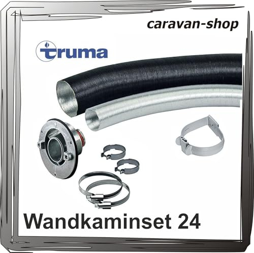 truma Wandkaminset WK 24 für VarioHeat Comfort/eco Caravan Wohnmobil Abgasset