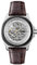 Ingersoll 1892 Automatikuhr The Orville für Herren mit weißem Zifferblatt und dunkelbraunem Lederarmband I09306