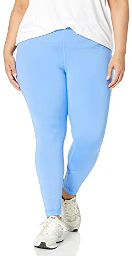 Amazon Essentials Damen Active Sculpt Workout Athleisure Mid Rise Leggings in voller Länge - Auslauffarben, Französisch Blau, 5XL Große Größen
