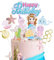 OSDUE 11 Stück Meerjungfrau Tortendeko Geburtstag Mädchen, Glitzer Meerjungfrau Torten Deko, Ocean Theme Kuchendekoration, für Mädchen Party Geburtstag Party Kuchen Dekoration Supplies
