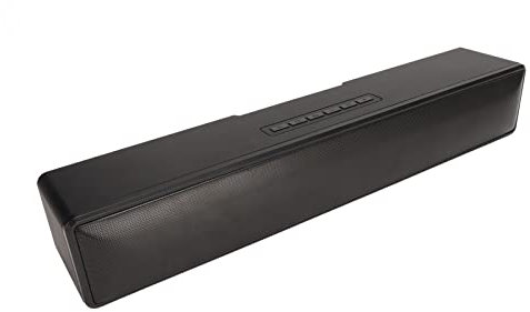 Bewinner Altavoces Portátiles, 5.1 Inalámbrico USB con Cable RGB Bar Speaker para PC Portátiles, Sonido Estéreo HiFi de 5 W, Altavoz de Computadora para el Hogar, Al