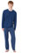 RAGNO Pigiama uomo in puro cotone art. U465N1-50, Blu