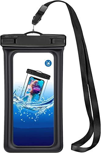 KP TECHNOLOGY Waterproof Phone Pouch for Samsung Galaxy A26 / A36 / A56 / A16 / A15 / A05s / A25 / A14 / A13 / A04S / A34 A54 / A12 / A23 A22 A21s A52 A53 A32 A33 / A03s A02s A04e for up to 7 (BLACK)
