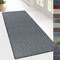 KARAT Teppich Läufer für Küche, Flur & Wohnraum - Teppichläufer auf Maß - Meterware - Flurteppich - Küchenläufer - Wohnzimmer Teppich (80 x 100 cm, Alto - Hellblau)