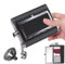 Stainless Steel Hip Flask, Leak-proof Hidden Flask with Cigarette Case and Leather Wrapped Cover, Including a Funnel and Box