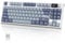 VGN GAMEPOWER x Attack Shark K86 Mechanische Gaming Tastatur Kabellos 75% TKL, 2.4G Wireless/Bluetooth/USB-C, RGB Gasket Keyboard QWERTY, Farbdisplay, Drehknopf, Hot Swap Linearer Schalter, Lavendel