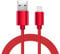 MOBISTAR iPhone Charger Cable 1M/3.3FT - 3A Fast Charging Nylon Braided Lead for iPhone 14 13 12 11 Pro Max XR XS X 8 7 6s Plus 5s SE 2020 (Red)