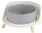 Elevated Dog Bowl Large Dogs - Raised Dog Food Bowl with Non Slip Stand - Heavy Weighted Ceramic Dog Feeding Bowl - Big Dog Water Bowl with Splash Proof Guard - Extra Wide Dog Dish - 60 oz - 7.6 cups