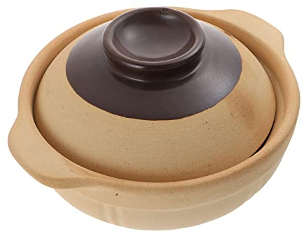 Cocotte, cocotte avec couvercle, 1 pièce de cocotte en céramique avec revêtement en céramique, poêle à braiser avec couvercle, bol à soupe en céramique, cocotte à ragoût en céramique, cocotte en céram