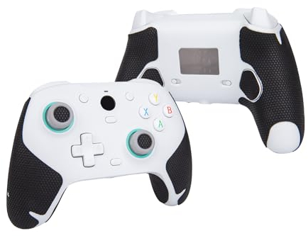TALONGAMES Ruban adhésif de manette compatible avec GameSir G7 SE, antidérapant, absorbant la transpiration, texture pour poignées de manette (version Lite, noir)