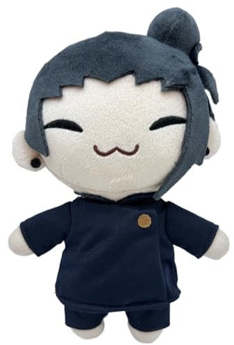 KUKUShining Gojo Und Geto Plüschtier, 20cm Süßer Anime Plüsch Schlüsselanhänger Cartoon Gojo Satoru Geto Suguru Spielzeugpuppe for Fans Geschenke(Geto Suguru)