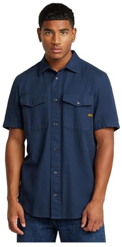 G-Star Men's Marine Slim Shirt , Blue (imperial blue gd D19751-D454-B851), XXL