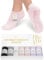 7 Paare Pilates Socken,Yoga Socken & Stoppersocken für Damen Herren,Anti rutsch Antirutschsocken mit Noppen & Duft,Yogasocken Ideal für Geschenk,Reformer,Ballett,Barfuss,Tanz,Fitness, Reha,35-42