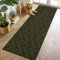 Biscpro Fußmatte Innen und Außen 60x180cm Waschbar Fussmatte,Wasserdicht Türmatte,Rutschfester Schmutzfänger Teppich für Eingang,Haustür,Patio,Flur-Oliver Green
