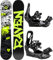 Snowboard Set: Snowboard Raven Core Junior + Bindung Raven s230 Black (140cm + s230 Black S/M)