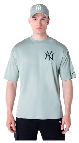 NEW YORK YANKEES New Era League Essentials Tee Green Pastel
