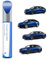 (PPSB) Deep Blue Metallic Tesla Lackstift -DIY Kratzer Reparatur mit Farbabstimmung für Model 3/Y/S/X