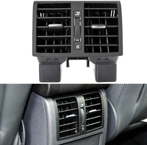 Auto Hintere AC Klimaanlage Auslass Entlüftung für Touran 2004 2015, einfache Installation, Klimaanlage hinter dem Sitz, OEM Nr. 1TD 819 203, Ersatzteilnummer: 1T0 819 203 A, schwarz