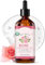 Rosenöl für Gesicht mit Rosenblüten, Multi-Effizienz Rosenöl für Haar und Körper, Natürliches Massage Körperöl für trockene Haut und Nägel, Ätherisches Rosenöl für Haare und Körper