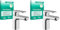 hansgrohe Vernis Blend Mitigeur de lavabo 100 sans tirette ni vidage, chromé, 71580000 (Lot de 2)