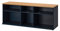 ProTuning SKRUVBY Banc TV, noir-bleu, 156 x 38 x 60 cm