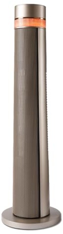 MACOM, Potente Termoventilatore Ceramico a Torretta, Silenzioso e di Design, con Telecomando, 2000W, Enjoy & Relax 944 Light Ceramic Tower