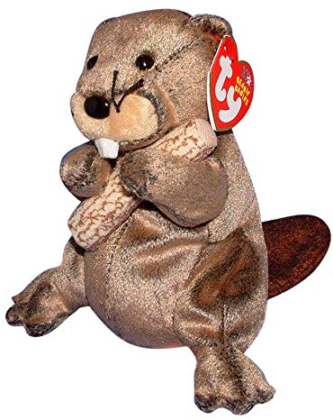TY Lumberjack the Beaver Beanie Baby