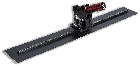 Alisador de suelo Marshalltown, alisador de solado, paleta incl. articulación basculante BF9 con extremos cuadrados, de acero azul, dimensión del alisador: 914x217 mm