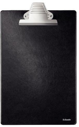 Esselte A4 Heavy Duty Clipboard, Rigid Plastic, Black